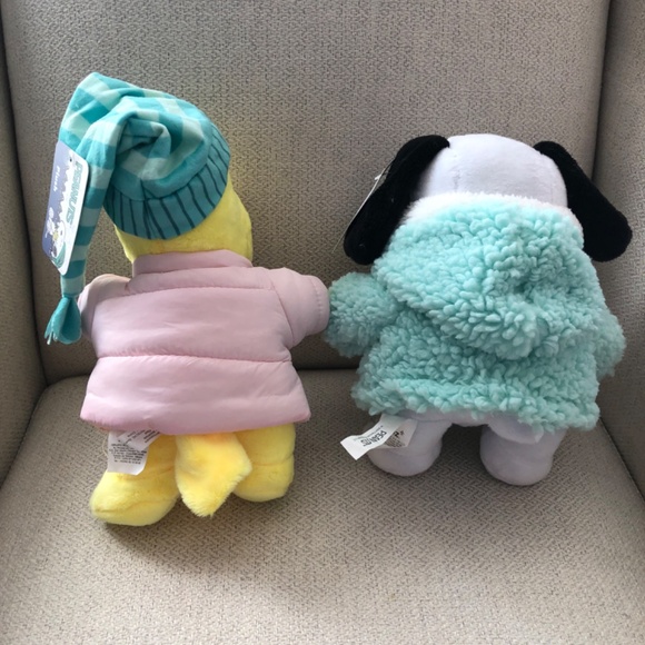 NWT super adorable Snoopy and Woodstock Puffer Jacket Plush - Picture 2 of 3